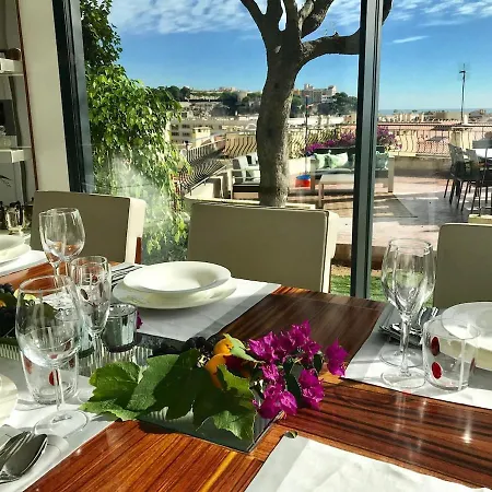 Monaco Border Above Beach Idyllic Position Villa
